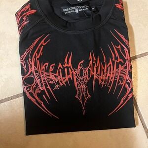 Black and red Breathe Divinity shirt